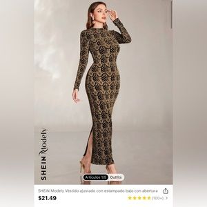 Beautiful dress shine gold I buy fir the last new year eve I don’t used